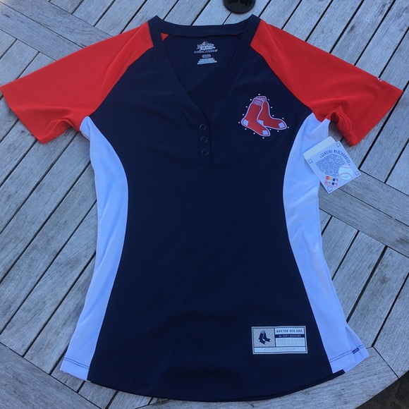 Majestic Tops - NWT ⚾️ BOSTON RED SOX EMBELLISHED TOP Women’s S
